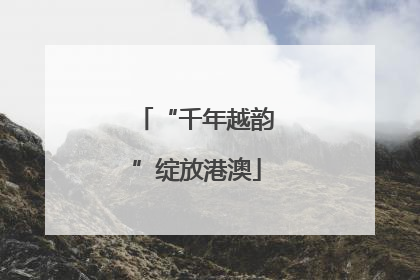 “千年越韵”绽放港澳