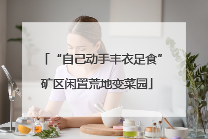 “自己动手丰衣足食”矿区闲置荒地变菜园