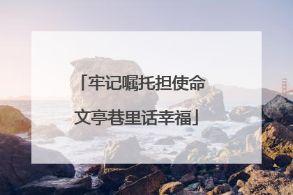 牢记嘱托担使命 文亭巷里话幸福