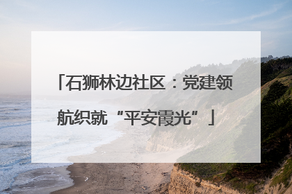 石狮林边社区：党建领航织就“平安霞光”
