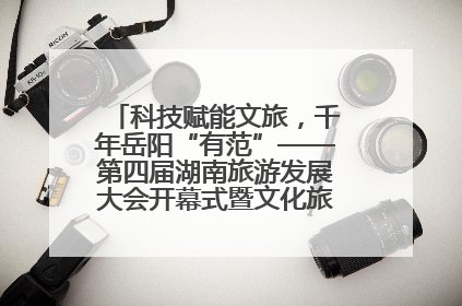 科技赋能文旅，千年岳阳“有范”——第四届湖南旅游发展大会开幕式暨文化旅游推介会侧记