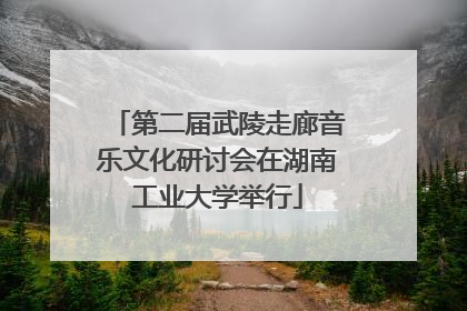 第二届武陵走廊音乐文化研讨会在湖南工业大学举行
