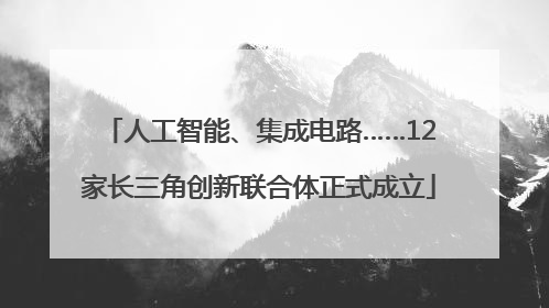 人工智能、集成电路……12家长三角创新联合体正式成立