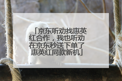 京东听劝找惠英红合作，我也听劝在京东秒送下单了惠英红同款新机