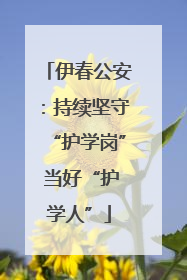 伊春公安：持续坚守“护学岗” 当好“护学人”