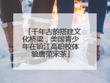 千年古韵搭建文化桥梁，美国青少年在镇江高职校体验唐菓宋茶