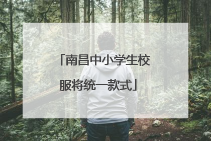 南昌中小学生校服将统一款式