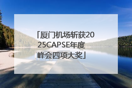 厦门机场斩获2025CAPSE年度峰会四项大奖