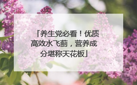 养生党必看！优质高效水飞蓟，营养成分堪称天花板