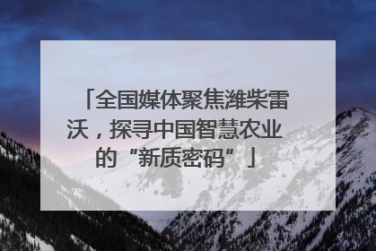 全国媒体聚焦潍柴雷沃，探寻中国智慧农业的“新质密码”