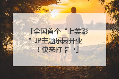 全国首个“上美影”IP主题乐园开业！快来打卡→