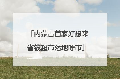内蒙古首家好想来省钱超市落地呼市