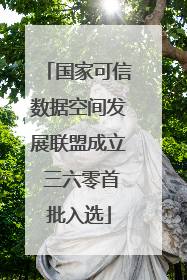 国家可信数据空间发展联盟成立 三六零首批入选