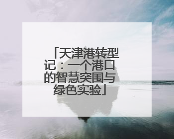 天津港转型记：一个港口的智慧突围与绿色实验