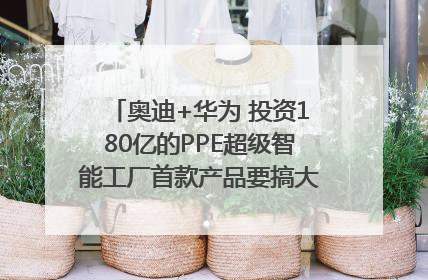 奥迪+华为 投资180亿的PPE超级智能工厂首款产品要搞大事情？｜粤港澳车展