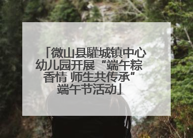 微山县驩城镇中心幼儿园开展“端午粽香情 师生共传承”端午节活动