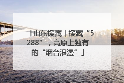 山东援藏｜援藏“5288”，高原上独有的“烟台浪漫”