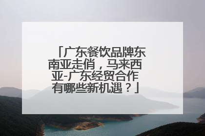 广东餐饮品牌东南亚走俏，马来西亚-广东经贸合作有哪些新机遇？