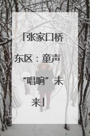 张家口桥东区：童声“唱响”未来