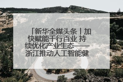 新华全媒头条丨加快赋能千行百业 持续优化产业生态——浙江推动人工智能健康有序发展观察