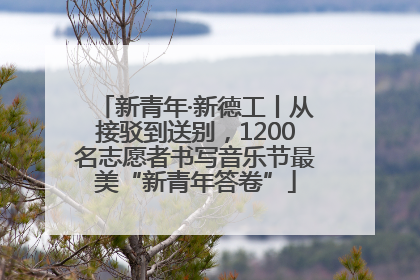 新青年·新德工丨从接驳到送别，1200名志愿者书写音乐节最美“新青年答卷”