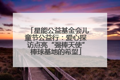 星能公益基金会儿童节公益行：爱心探访点亮“强棒天使”棒球基地的希望