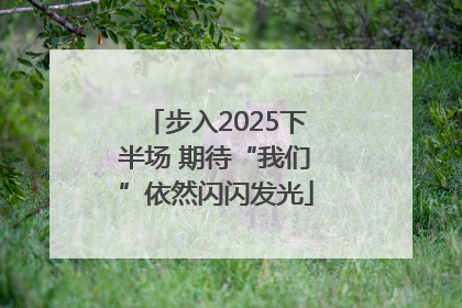 步入2025下半场 期待“我们”依然闪闪发光