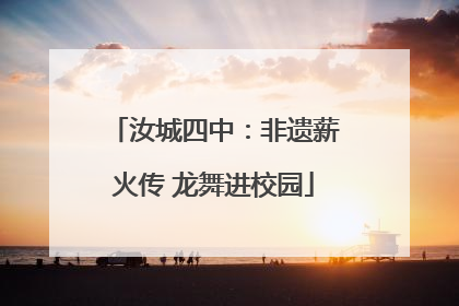 汝城四中：非遗薪火传 龙舞进校园