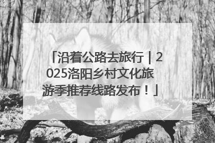沿着公路去旅行｜2025洛阳乡村文化旅游季推荐线路发布！