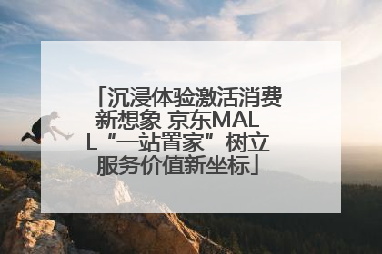 沉浸体验激活消费新想象 京东MALL“一站置家”树立服务价值新坐标
