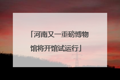 河南又一重磅博物馆将开馆试运行