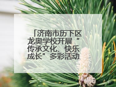 济南市历下区龙奥学校开展“传承文化、快乐成长”多彩活动欢庆儿童节