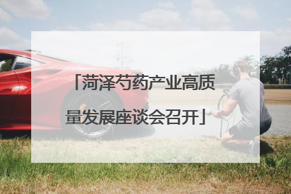 菏泽芍药产业高质量发展座谈会召开