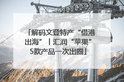 解码文登特产“借港出海”丨汇润“苹果”5款产品一次出圈