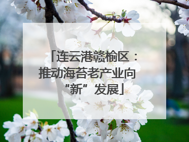 连云港赣榆区：推动海苔老产业向“新”发展