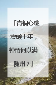 青铜心跳震颤千年，钟情何以满随州？