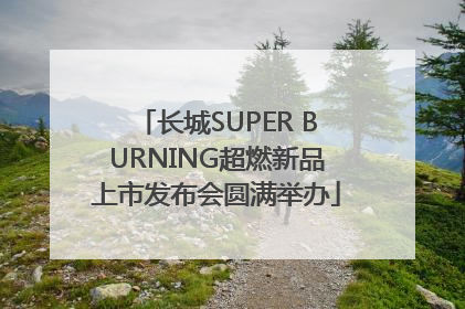 长城SUPER BURNING超燃新品上市发布会圆满举办