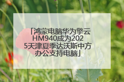 鸿蒙电脑华为擎云 HM940成为2025天津夏季达沃斯中方办公支持电脑