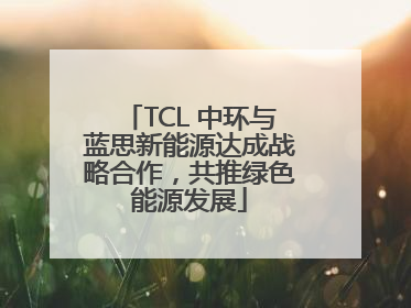 TCL 中环与蓝思新能源达成战略合作，共推绿色能源发展